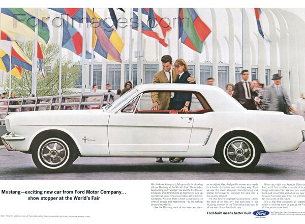 Ford Mustang Advertisement 0001-4989