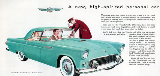 1955 Thunderbird Ad 0001-5097