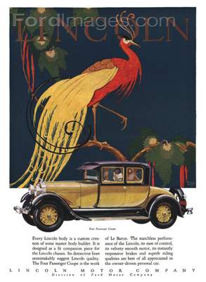 1928 Lincoln Ad