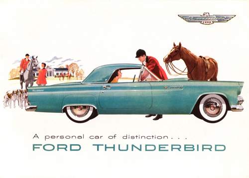 1955 Ford Thunderbird Product Literature
