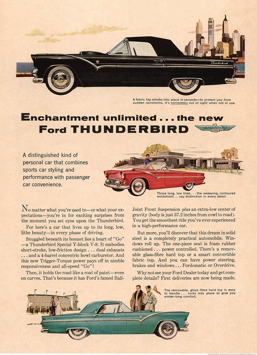 1955 Ford Thunderbird Ad