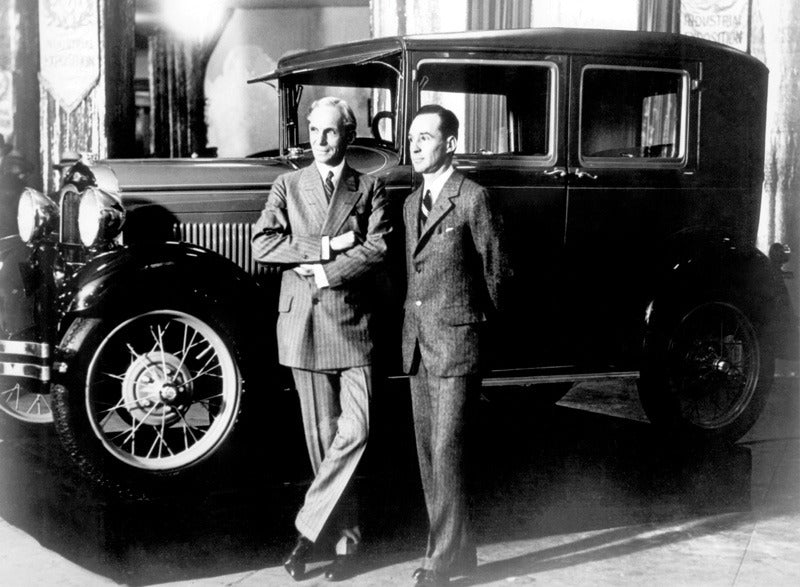 1928 Henry and Edsel Ford