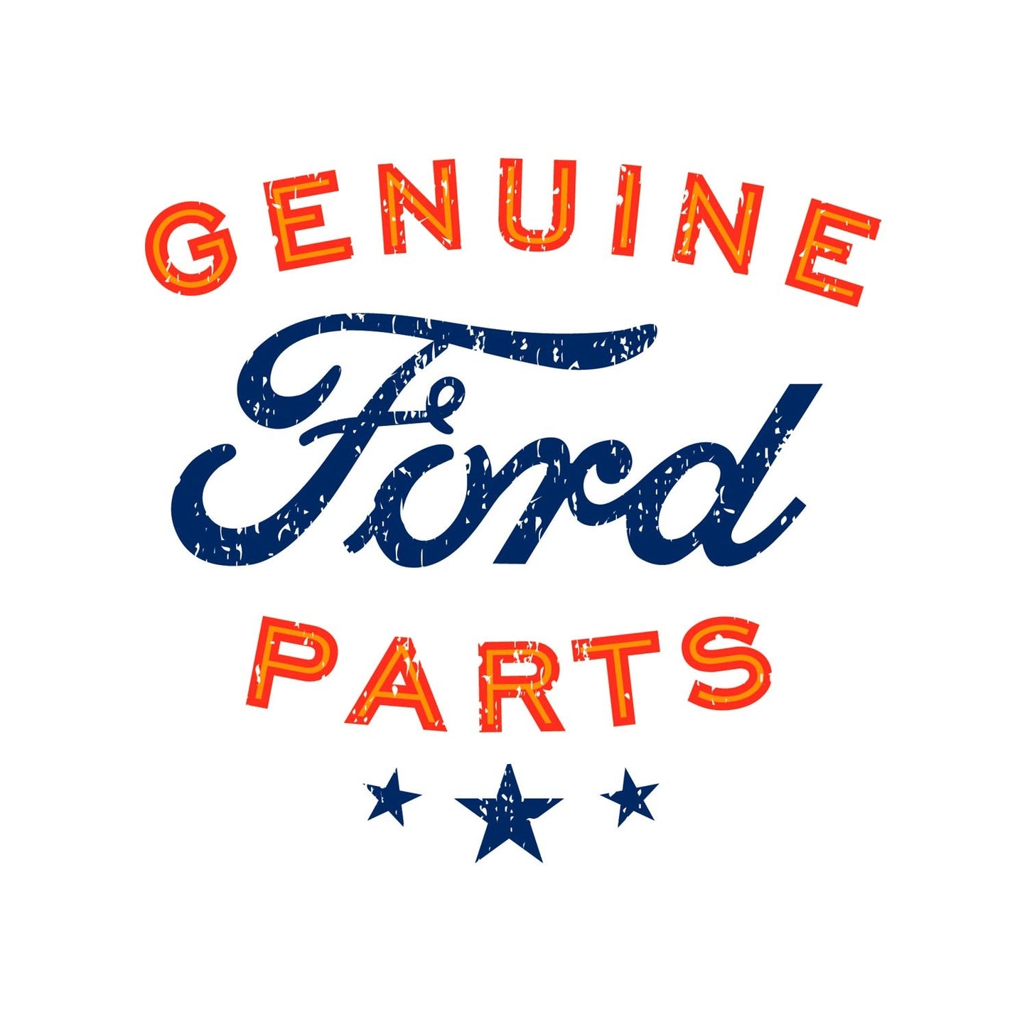 Genuine Ford Parts Logo 0003-0434