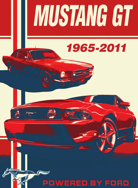 Mustang GT Past  Present 0003-6975