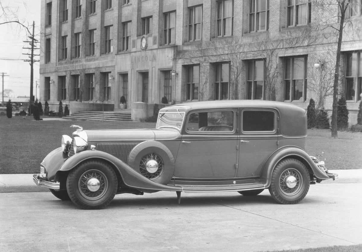 1933 Lincoln Model K Judkins Berline 145-inch Wheelbase at Lincoln Plant 0033-0004