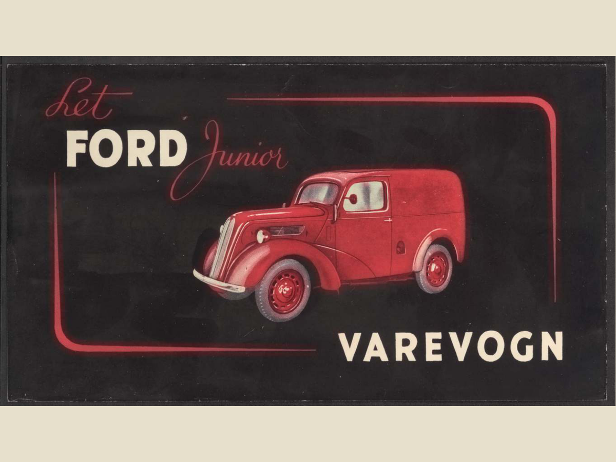 1952 ford junior half ton van Brochure Page 1 0052-0011 — 18×24 proportions