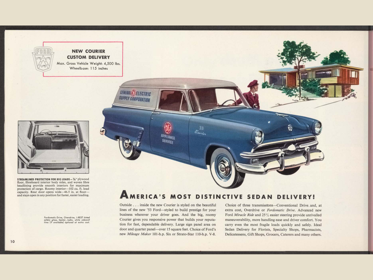 1953 ford truck line Brochure Page 10 0053-0020 — 18×24 proportions