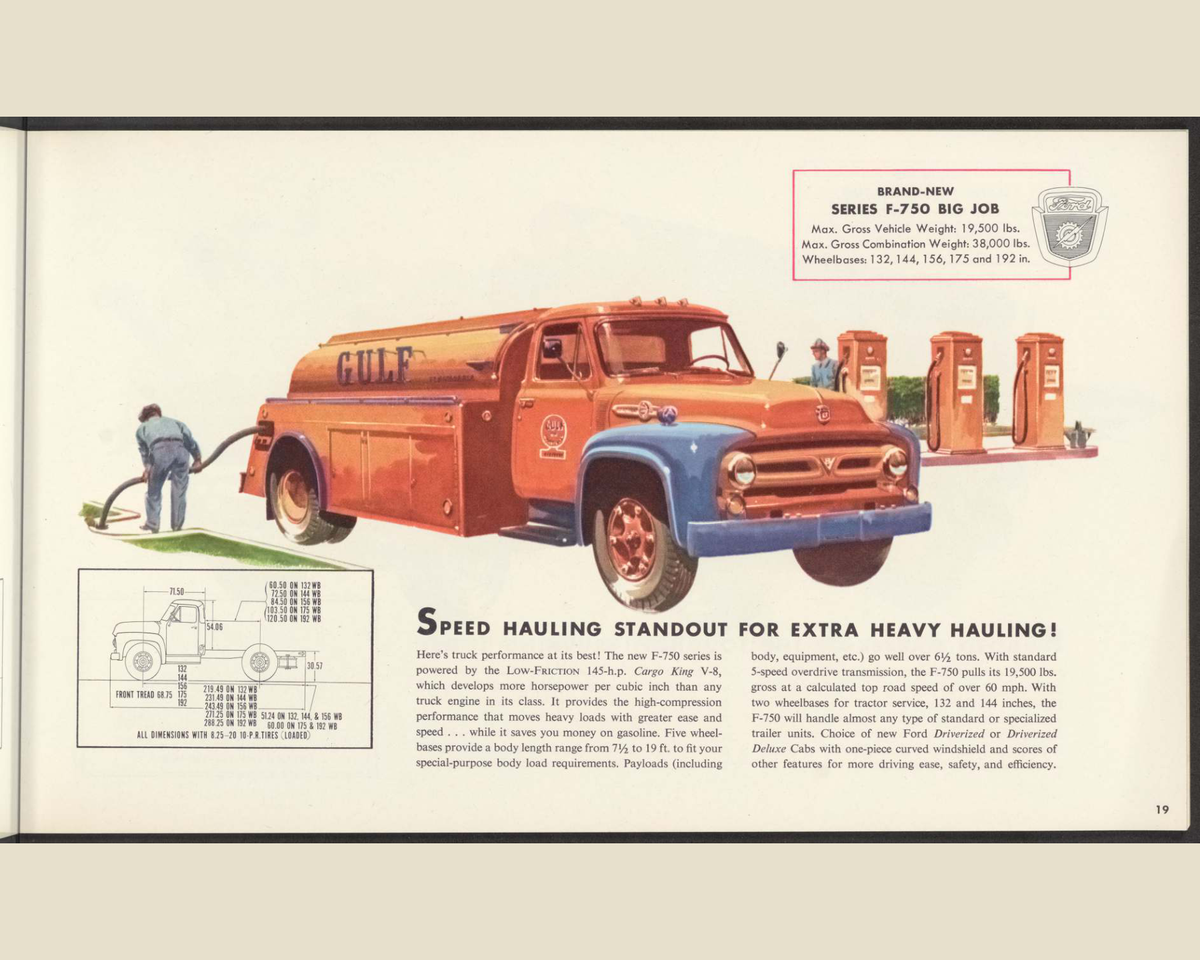 1953 ford truck line Brochure Page 19 0053-0026 — 16×20 proportions
