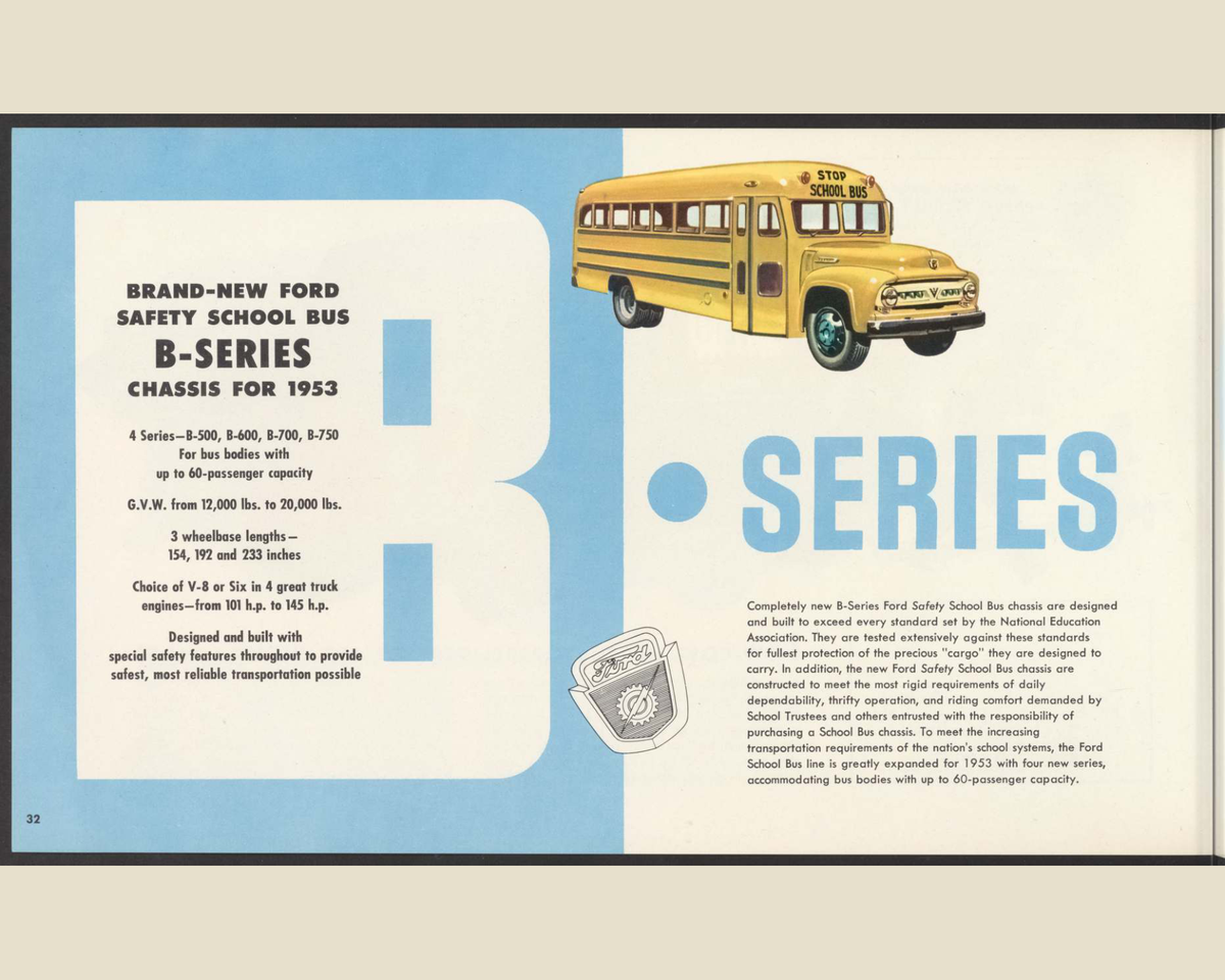 1953 ford truck line Brochure Page 32 0053-0032 — 16×20 proportions