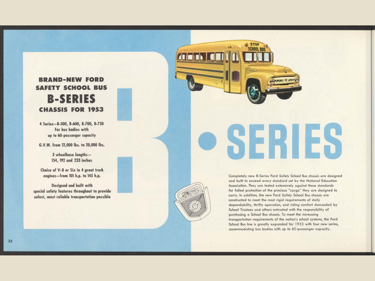 1953 ford truck line Brochure Page 32 0053-0032 — 18×24 proportions