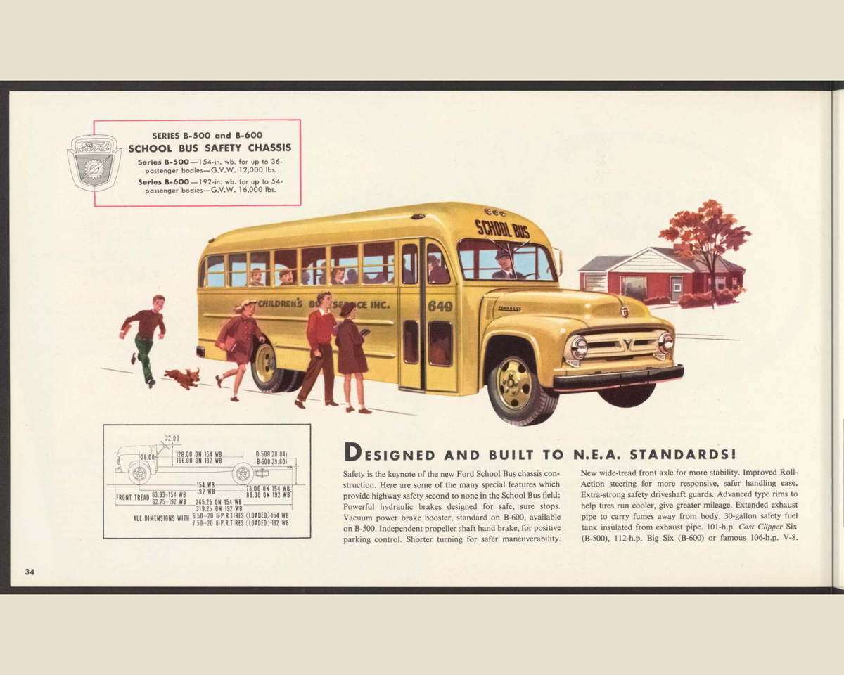 1953 ford truck line Brochure Page 34 0053-0033 — 16×20 proportions