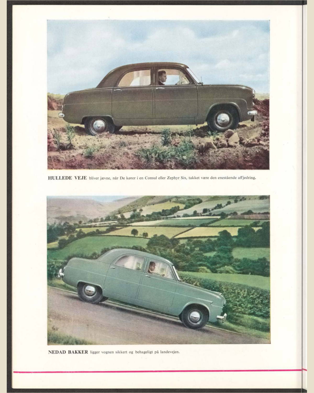 1953 ford consul eota and zephyr six Brochure Page 8 0053-0035 — 16×20 proportions