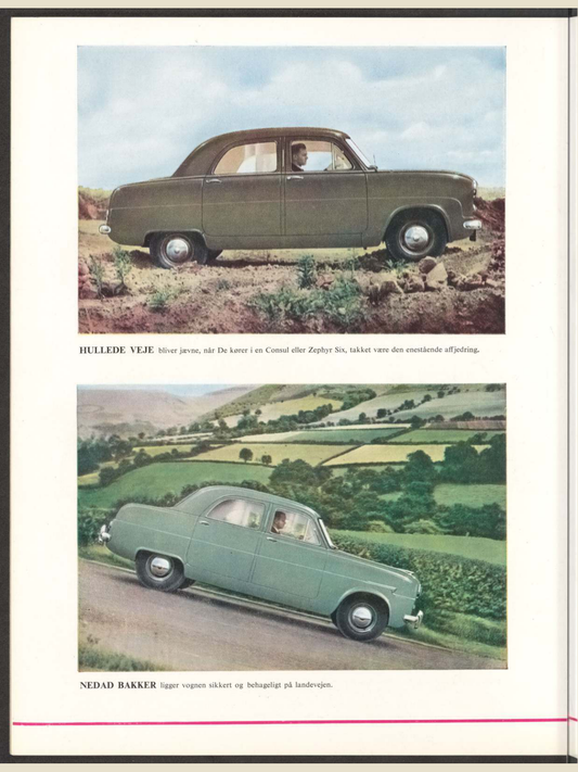 1953 ford consul eota and zephyr six Brochure Page 8 0053-0035 — 18×24 proportions