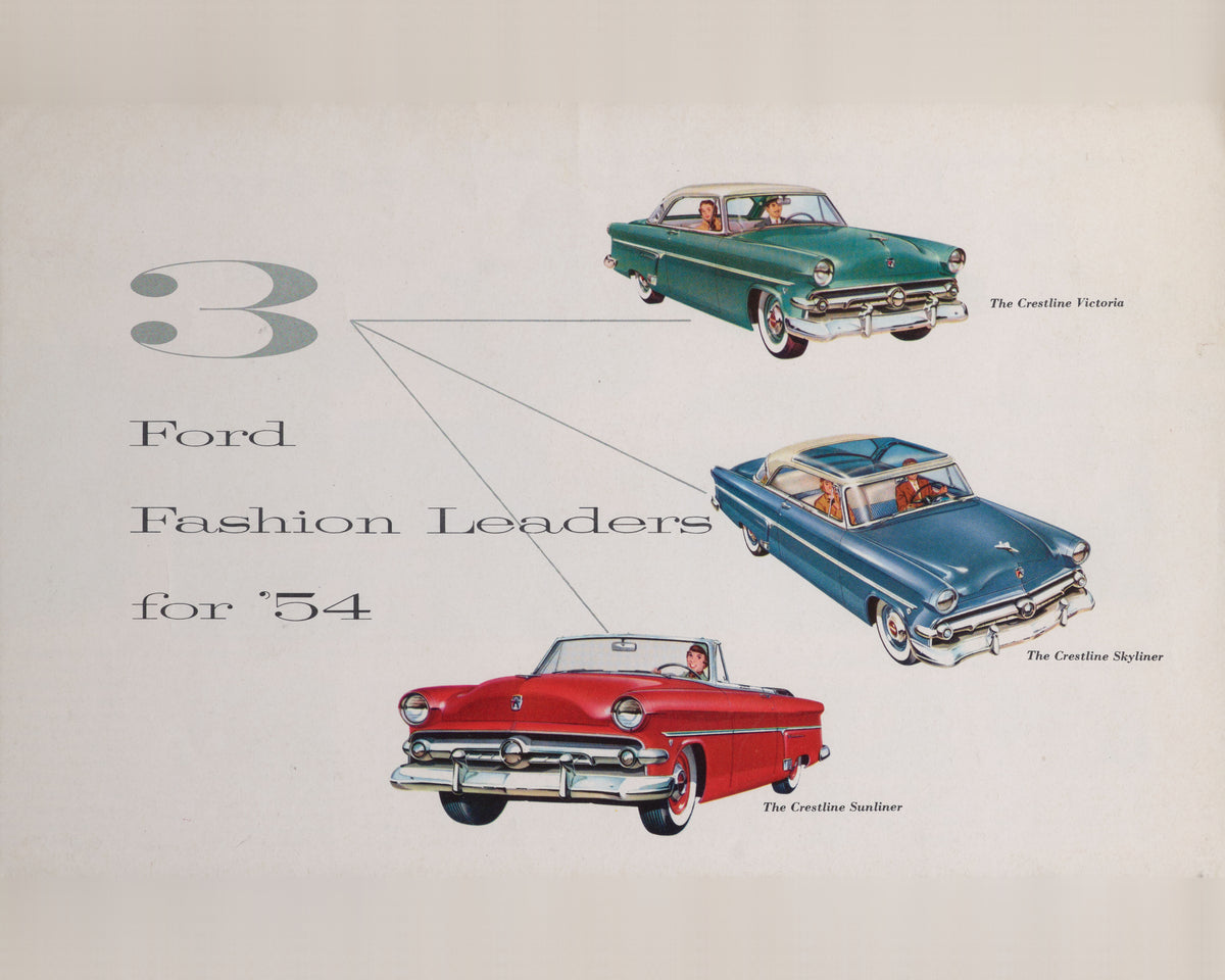 1954 Ford Crestline Fashion Leaders 0054-0004