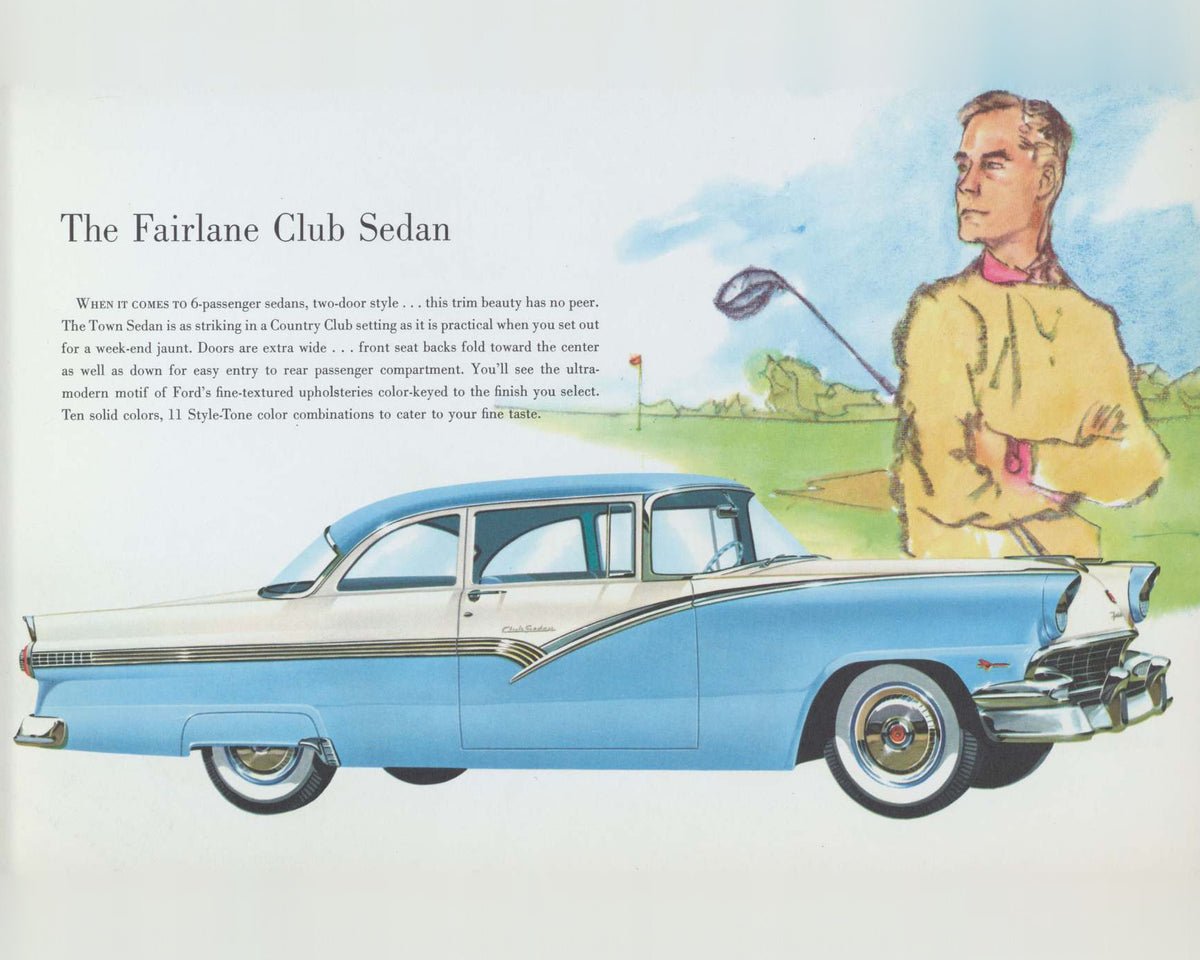 1956 Ford Fairlane Club Sedan 0056-0008