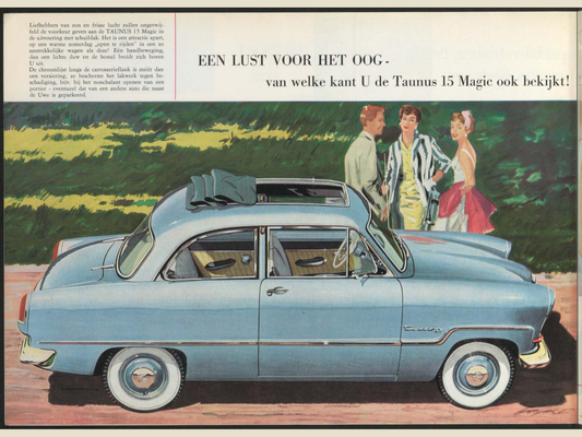 1956 Ford Taunus 15 M Brochure Page 6 0056-0042 — 18×24 proportions