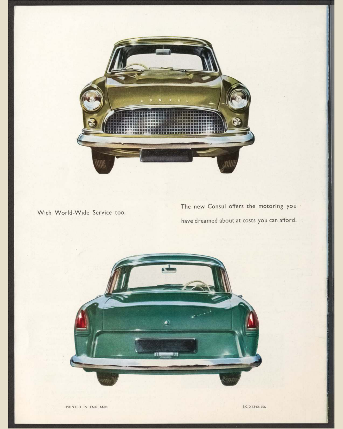 1956 ford consul mk 2 Brochure Page 12 0056-0046 — 16×20 proportions