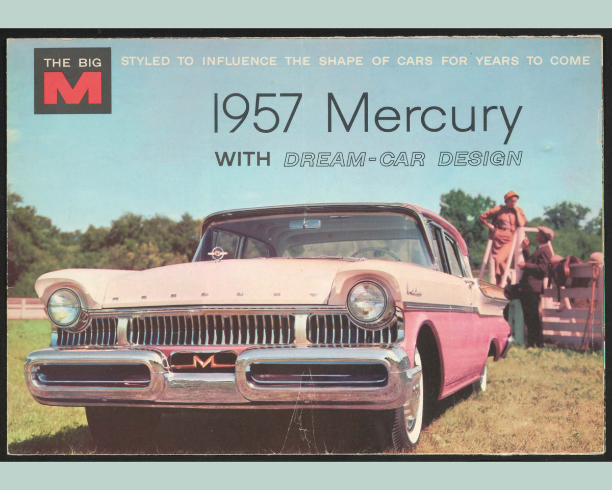 1957 Mercury Big M Vehicles Brochure Page 1 0057-0000 — 16×20 proportions