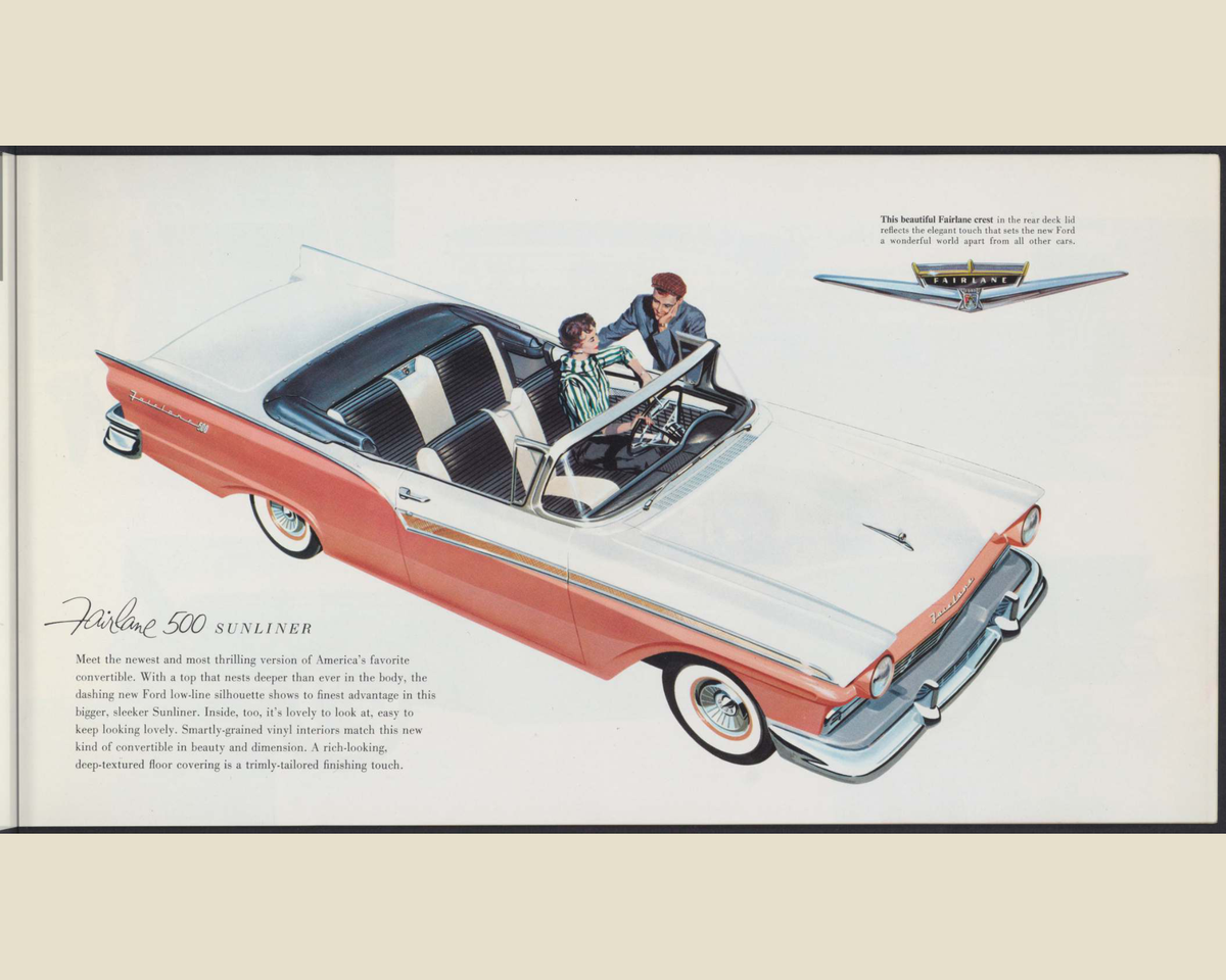 1957 Ford Fairlane and Fairlane 500 Brochure Page 9 0057-0022 — 16×20 proportions