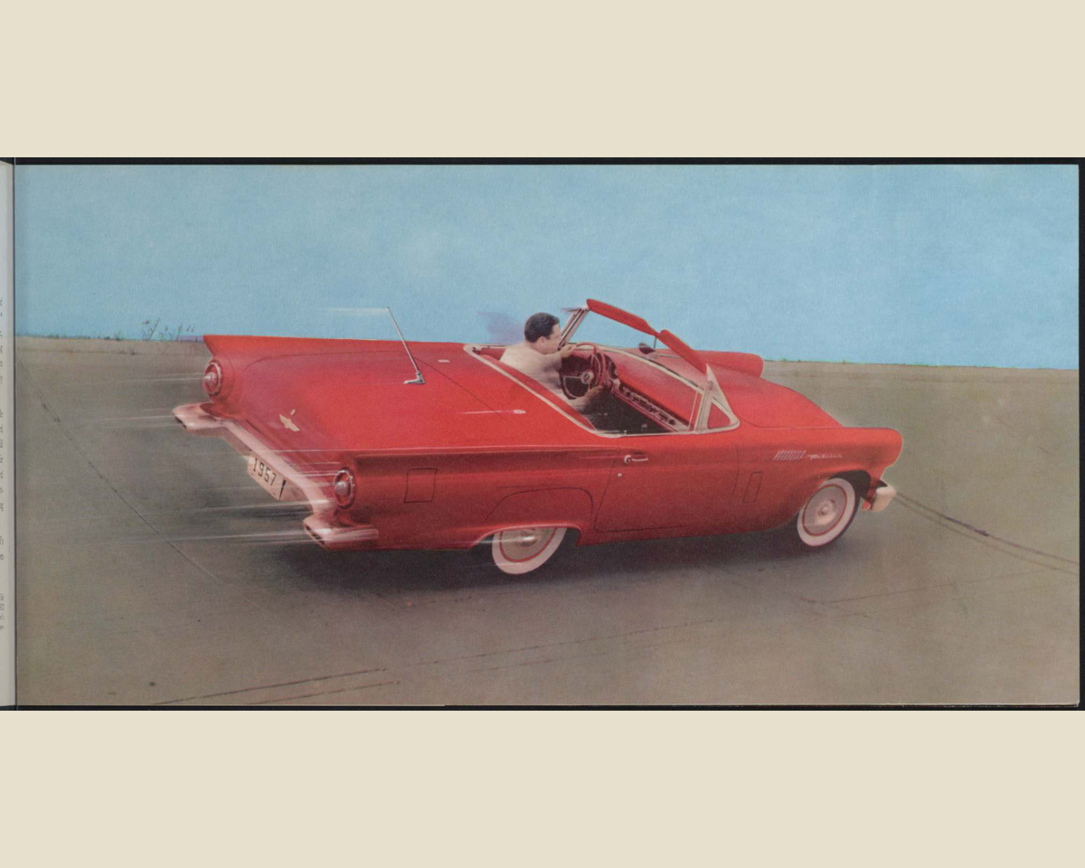 1957 Ford Thunderbird Brochure Page 5 0057-0033 — 16×20 proportions