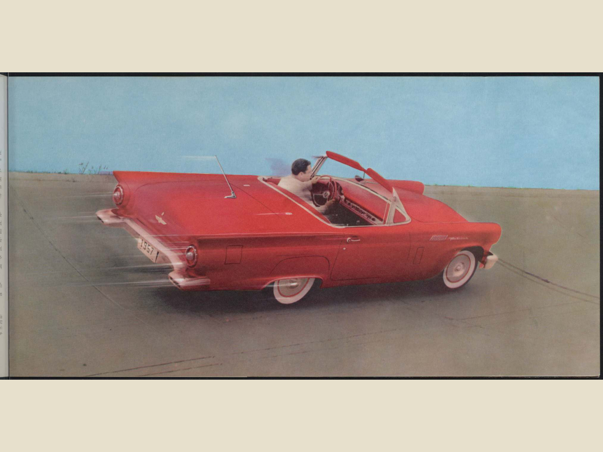 1957 Ford Thunderbird Brochure Page 5 0057-0033 — 18×24 proportions