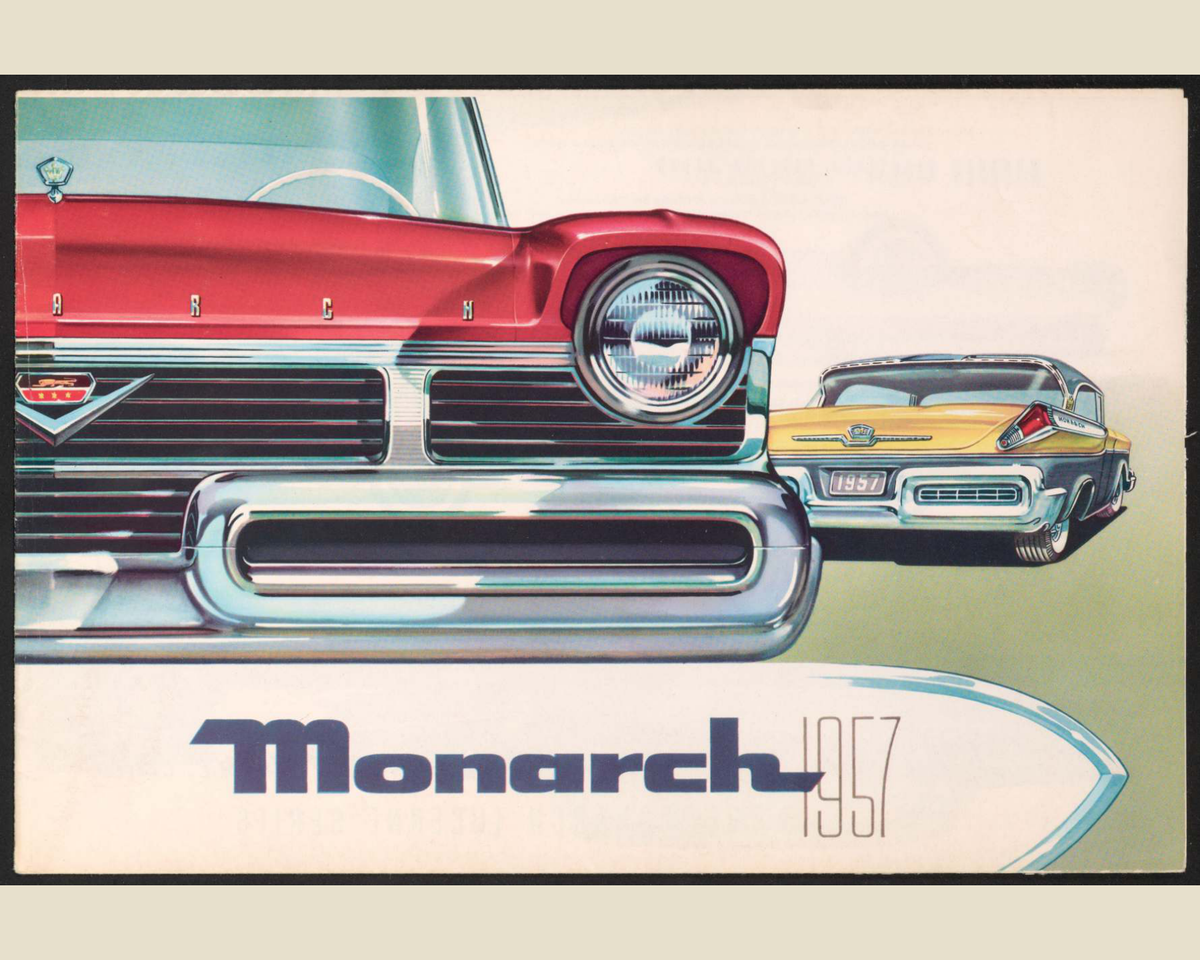 1957 Ford Monarch Brochure Page 1 0057-0038 — 16×20 proportions