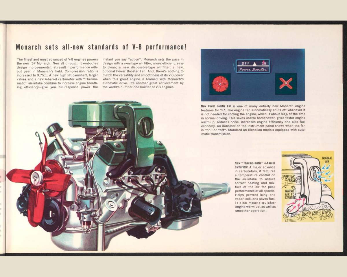 1957 Ford Monarch Brochure Page 5 0057-0039 — 16×20 proportions