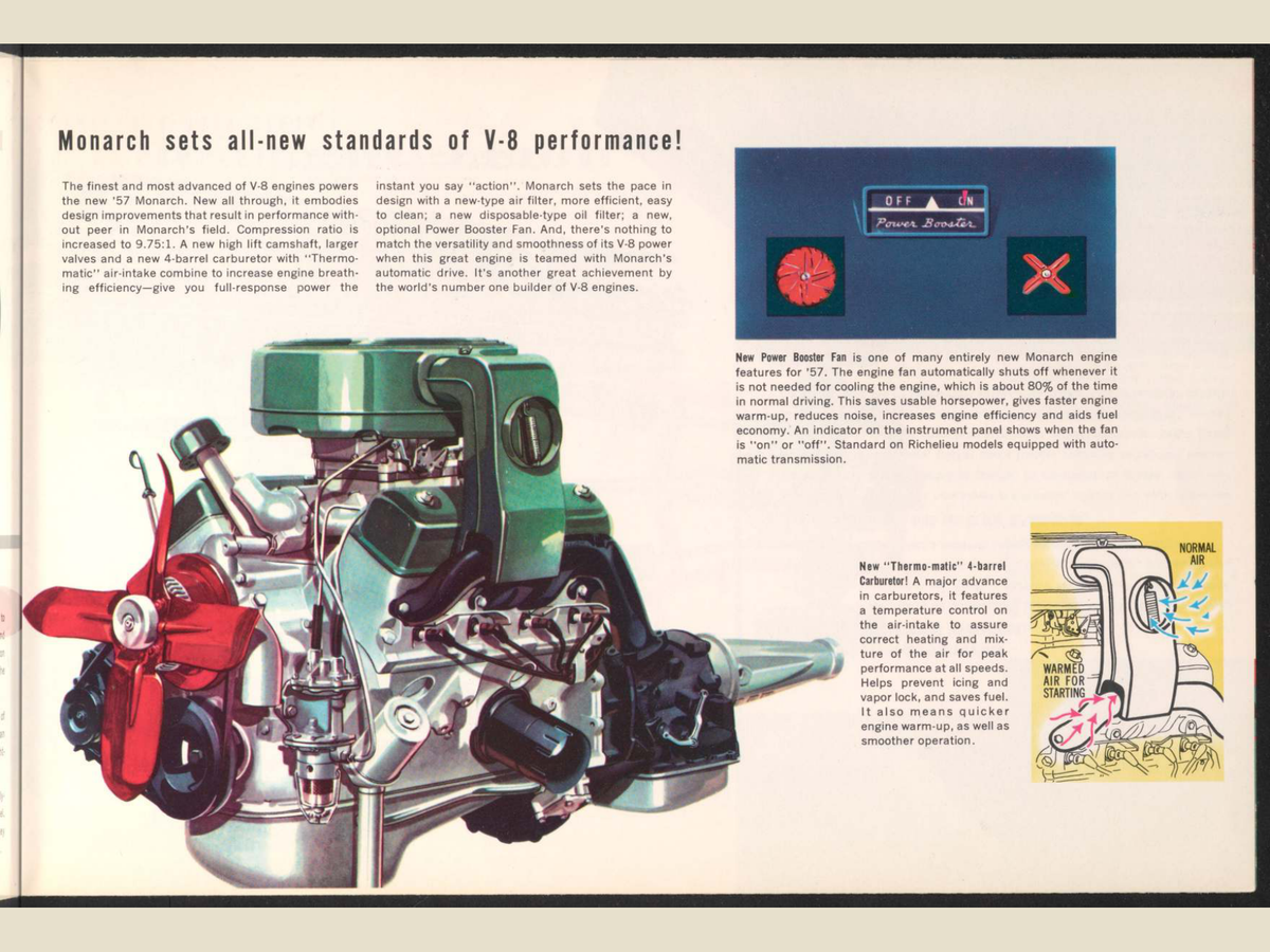 1957 Ford Monarch Brochure Page 5 0057-0039 — 18×24 proportions