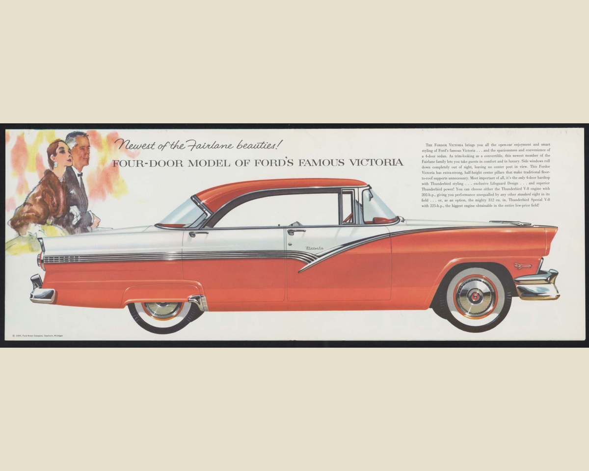 1957 Ford Fordor Victoria Brochure Page 2 0057-0043 — 16×20 proportions