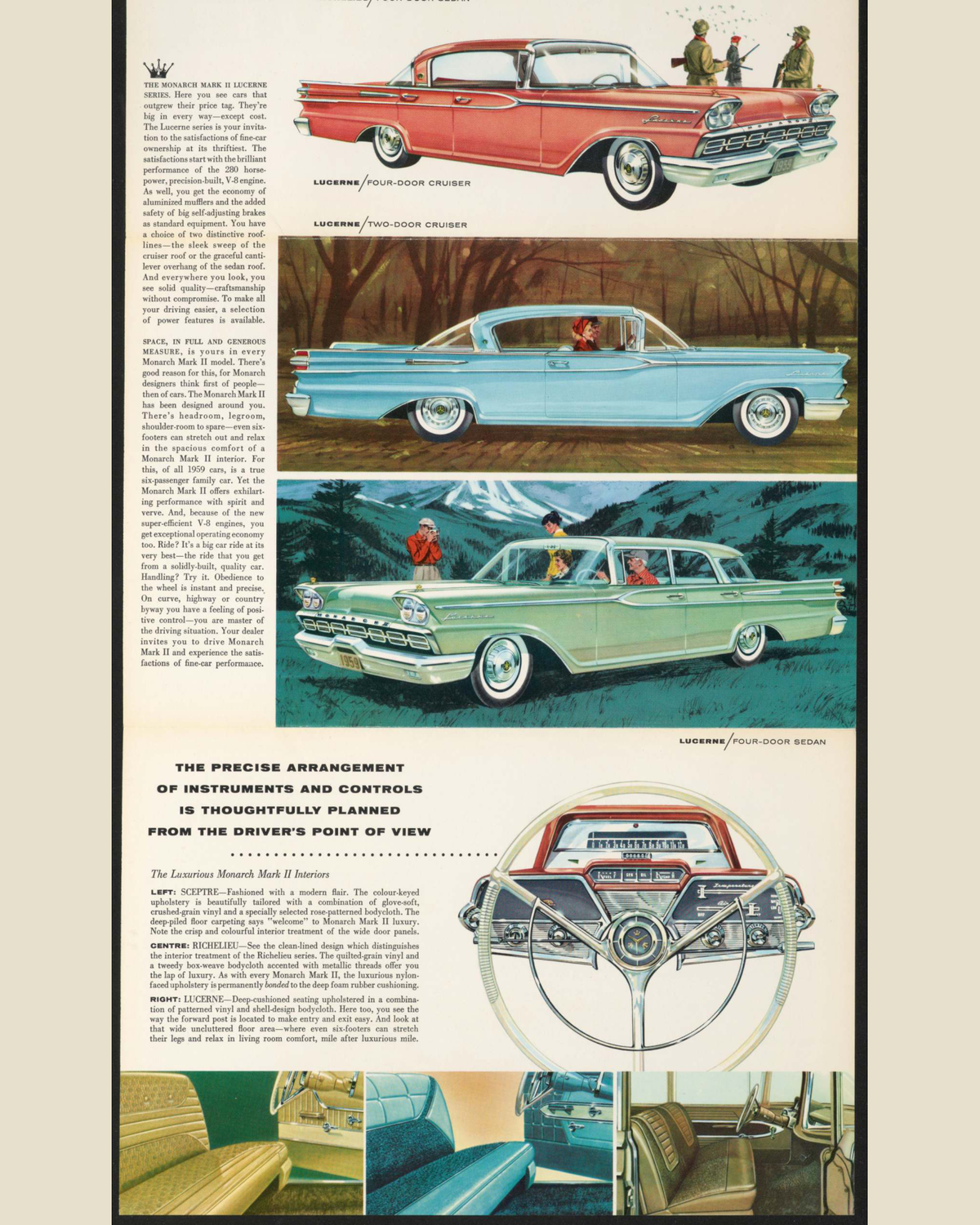 1959 Ford Monarch Mark II Brochure Page 4 0059-0036 — 16×20 proportions