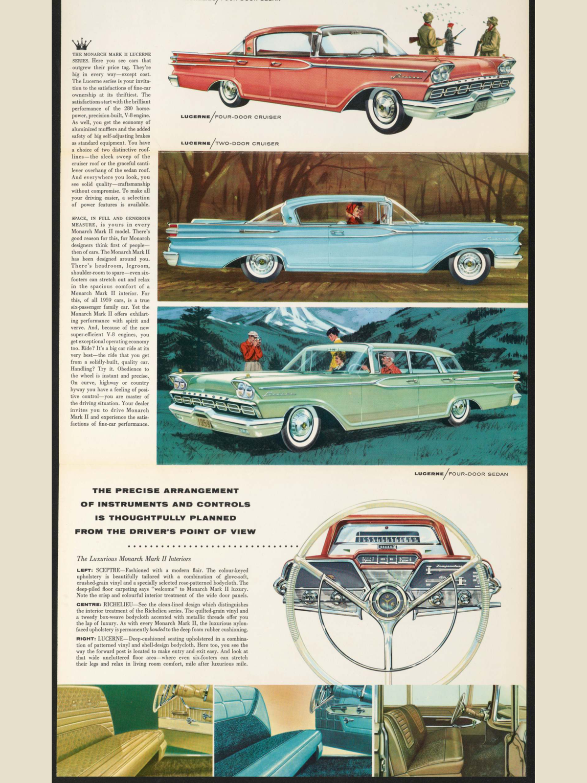 1959 Ford Monarch Mark II Brochure Page 4 0059-0036 — 18×24 proportions