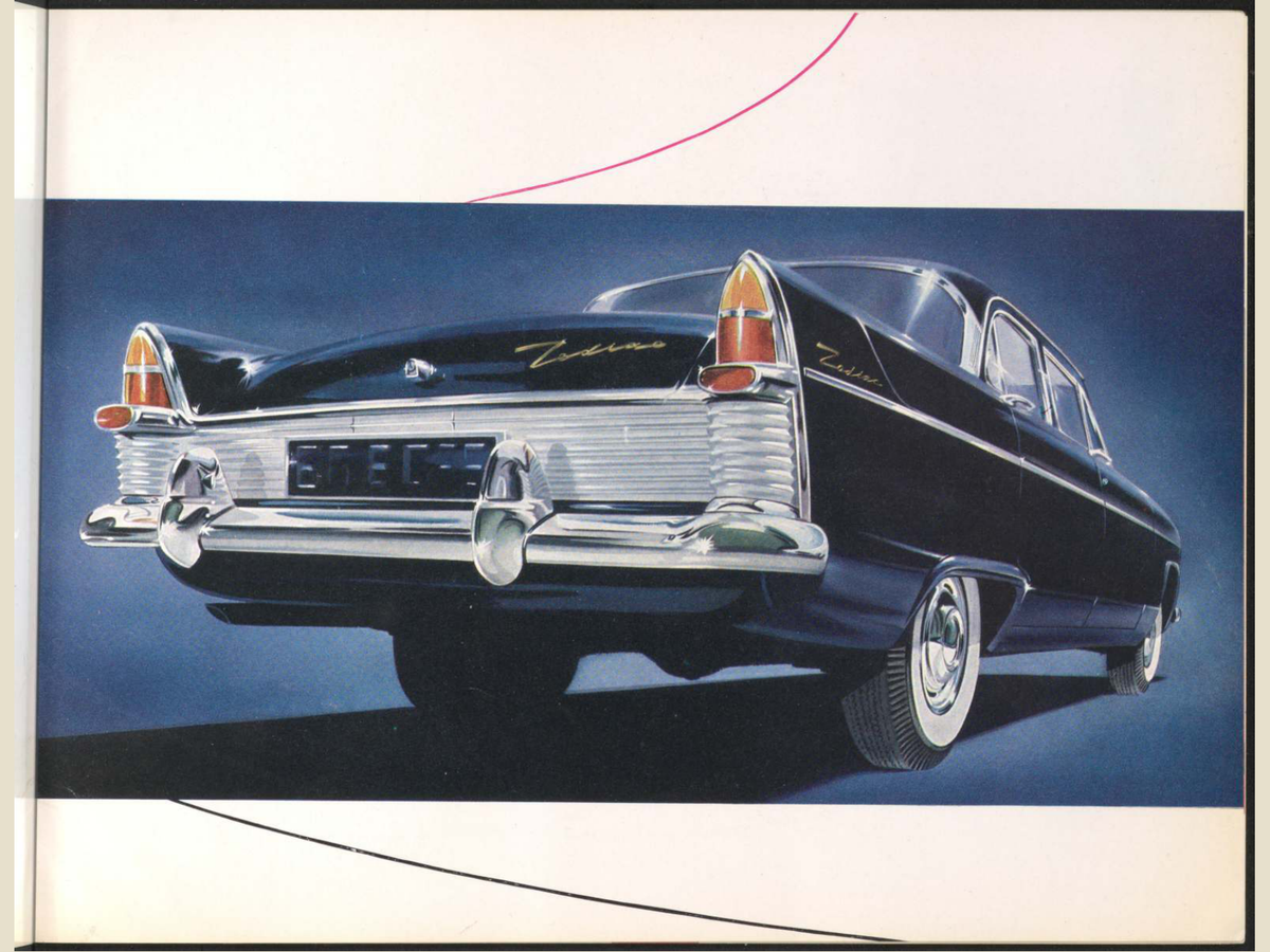 1959 Ford Zodiac Brochure Page 3 0059-0042 — 18×24 proportions