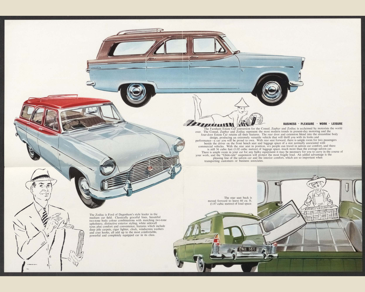 1959 ford consul zephyr and zodiac Brochure Page 3 0059-0047 — 16×20 proportions