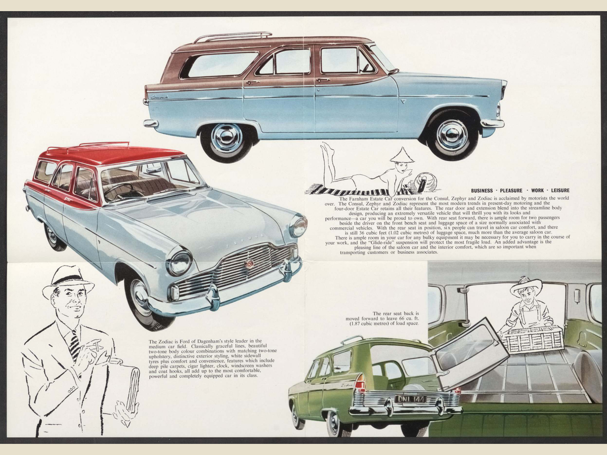1959 ford consul zephyr and zodiac Brochure Page 3 0059-0047 — 18×24 proportions