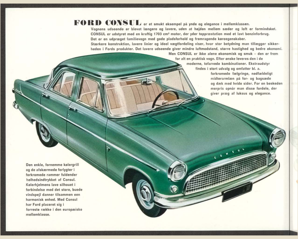 1960 ford consul mk 2 Brochure Page 3 0060-0029 — 16×20 proportions