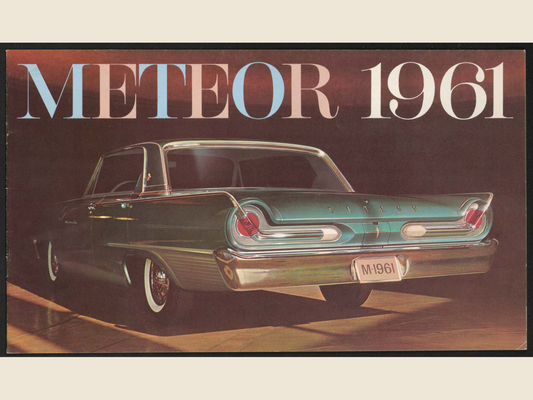 1961 Meteor Vehicles Brochure Page 1 0061-0000 — 18×24 proportions