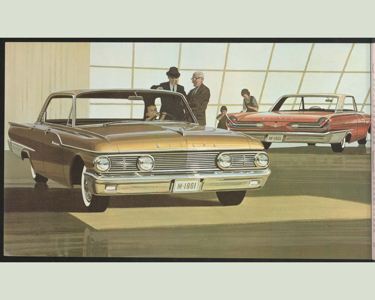 1961 Meteor Vehicles Brochure Page 2 0061-0003 — 16×20 proportions