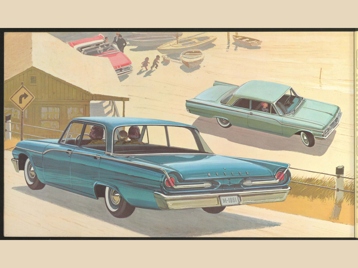 1961 Meteor Vehicles Brochure Page 8 0061-0006 — 18×24 proportions