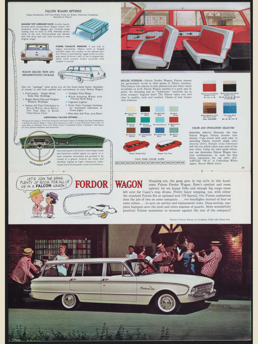 1961 Ford Falcon Brochure Page 6 0061-0019 — 18×24 proportions