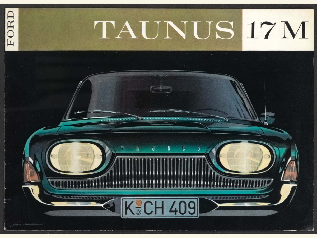 1962 Ford Taunus 17M P3 Brochure Page 1 0062-0000 — 18×24 proportions