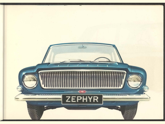 1962 Ford Zephyr 4 Mk 3 And Zephyr 6 Mark 3 Brochure Page 11 0062-0007 — 18×24 proportions