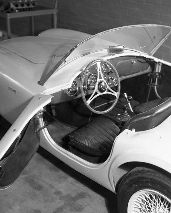 1962 COBRA CSX2000 AFTER PAINT DOOR OPEN — Shelby American photo credit Dave Friedman