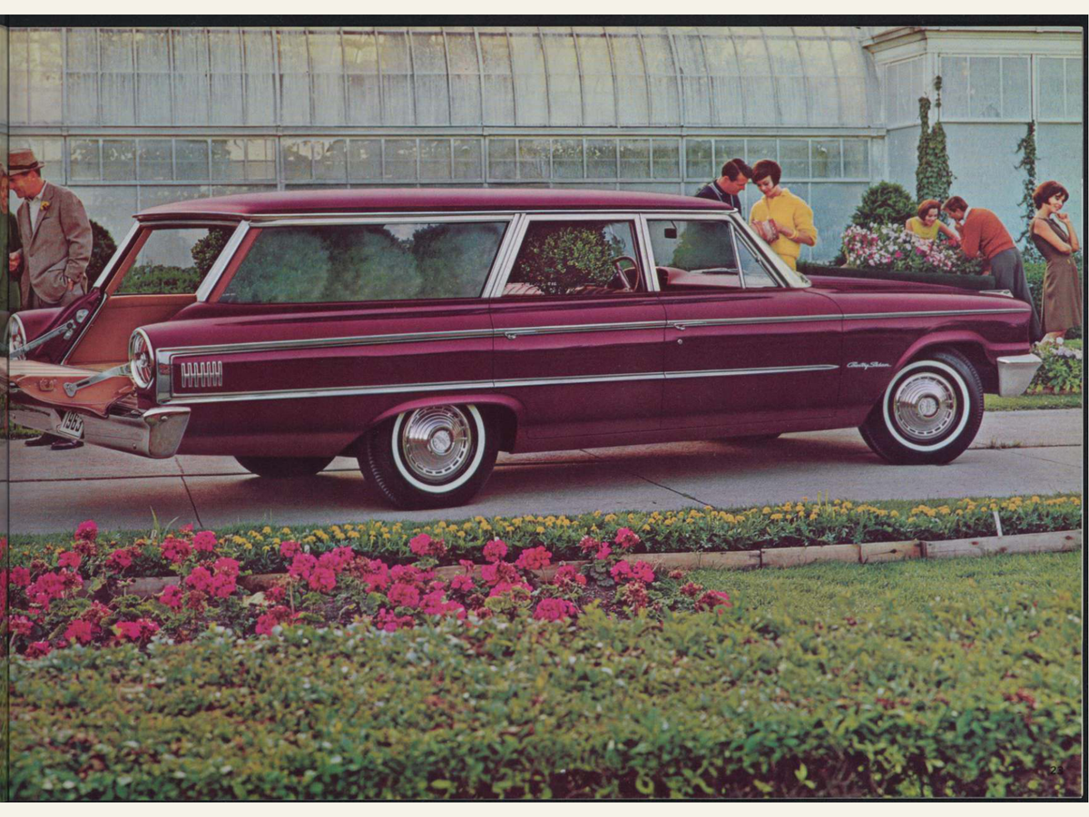 1963 Ford Car Line And Super Torque Brochure Page 23 0063-0008 — 18×24 proportions