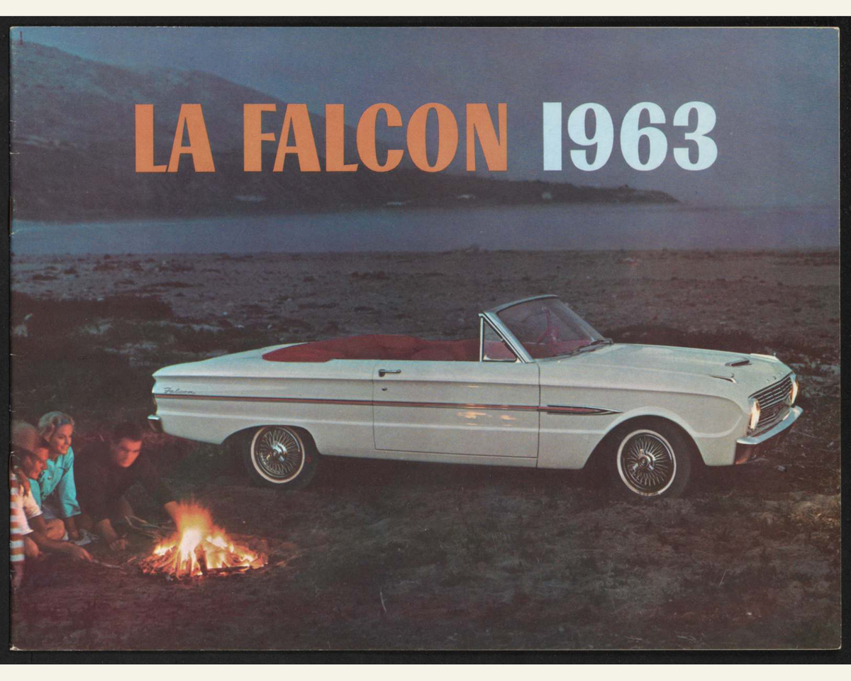 1963 Ford Falcon Brochure Page 1 0063-0010 — 16×20 proportions