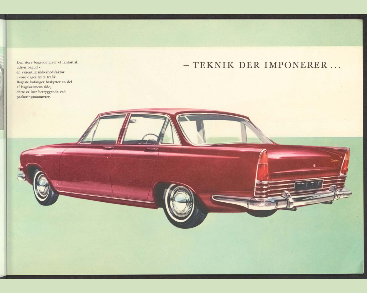 1963 Ford Zodiac Mark 3 Brochure Page 7 0063-0014 — 16×20 proportions