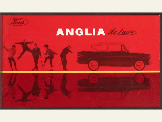 1963 Ford Anglia 105E Brochure Page 1 0063-0023 — 18×24 proportions