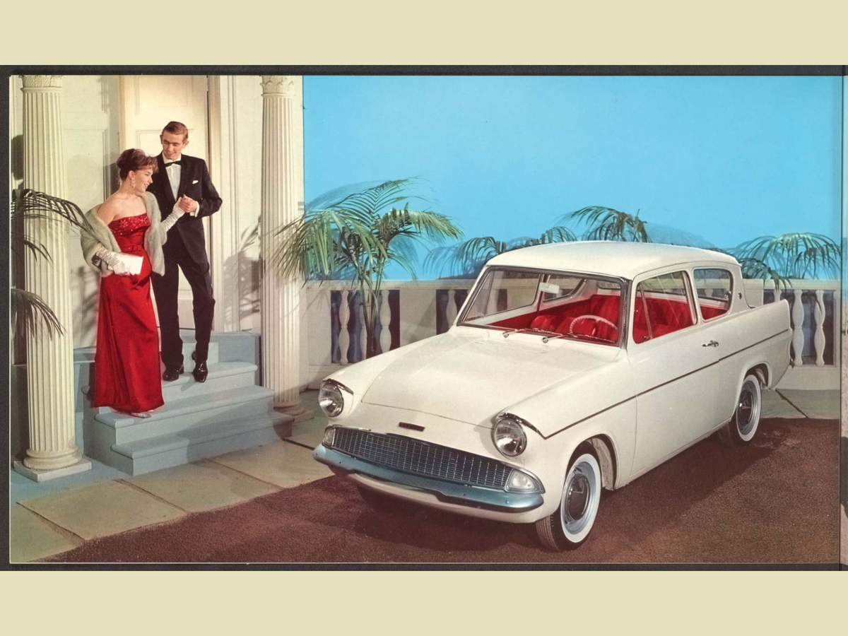 1963 Ford Anglia 105E Brochure Page 4 0063-0024 — 18×24 proportions