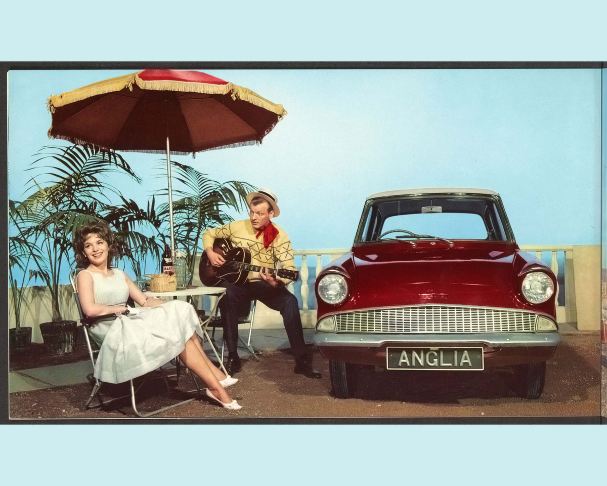 1963 Ford Anglia 105E Brochure Page 6 0063-0026 — 16×20 proportions