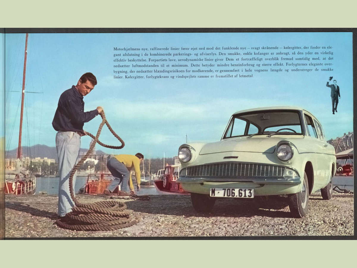 1963 Ford Anglia 105E Brochure Page 7 0063-0027 — 18×24 proportions
