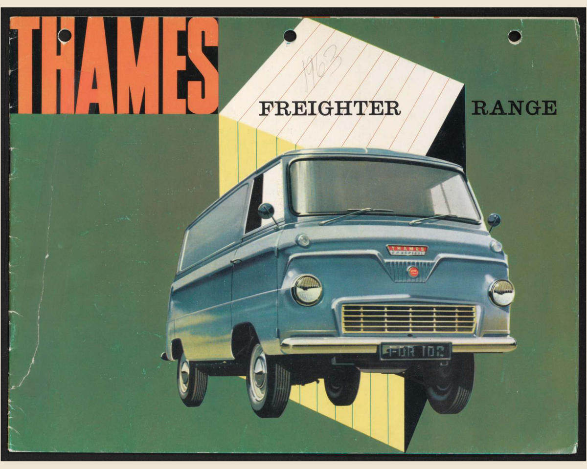 1963 Ford Thames Freighter Range Brochure Page 1 0063-0029 — 16×20 proportions